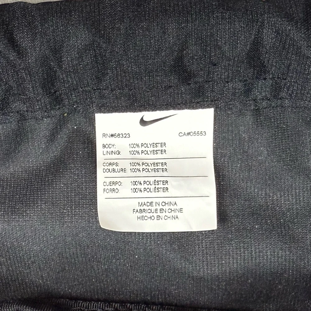 Nike Mercedes Benz Draw String Gym Sack Backpack Black/Grey Embroidered